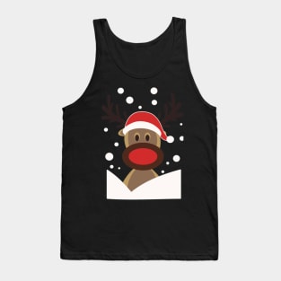 Little Red Nose Raindeer Tank Top